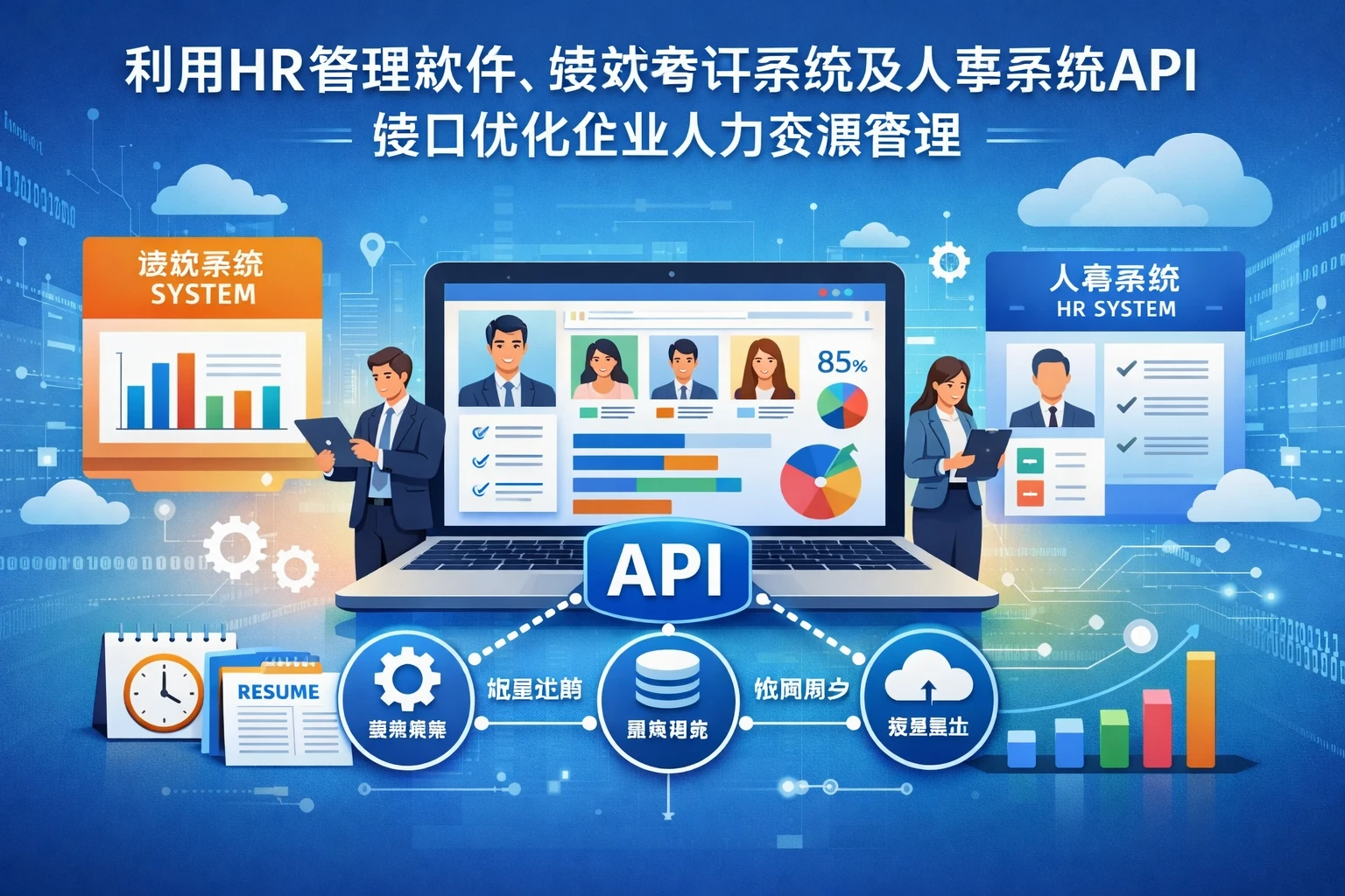 利用HR管理软件、绩效考评系统及人事系统API接口优化企业人力资源管理