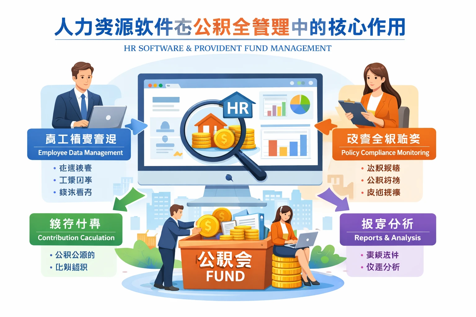 人力资源软件在公积金管理中的核心作用