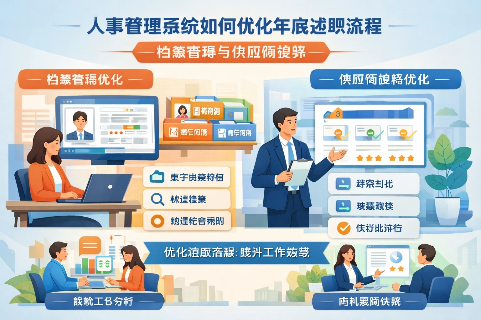 人事管理系统如何优化年底述职流程：档案管理与供应商选择