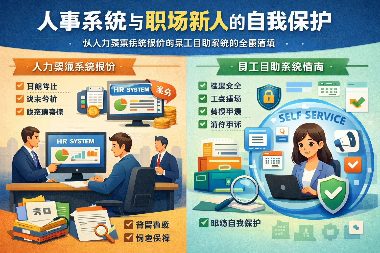 人事系统与职场新人的自我保护：从人力资源系统报价到员工自助系统的全面指南