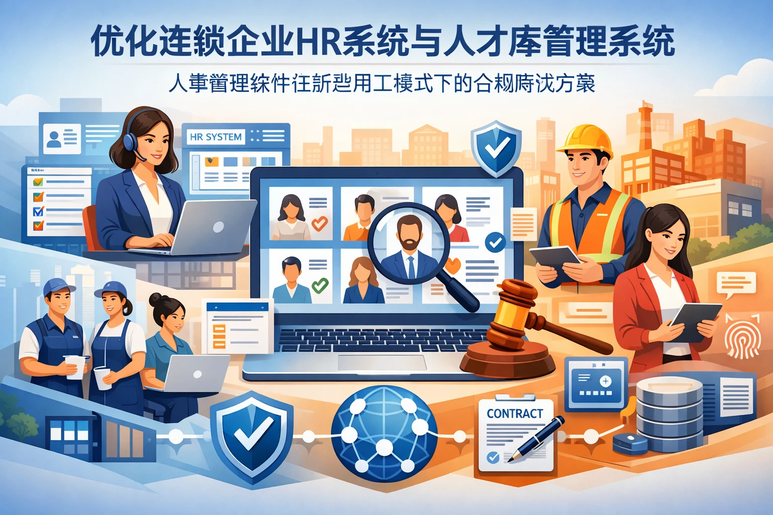 优化连锁企业HR系统与人才库管理系统：人事管理软件在新型用工模式下的合规解决方案