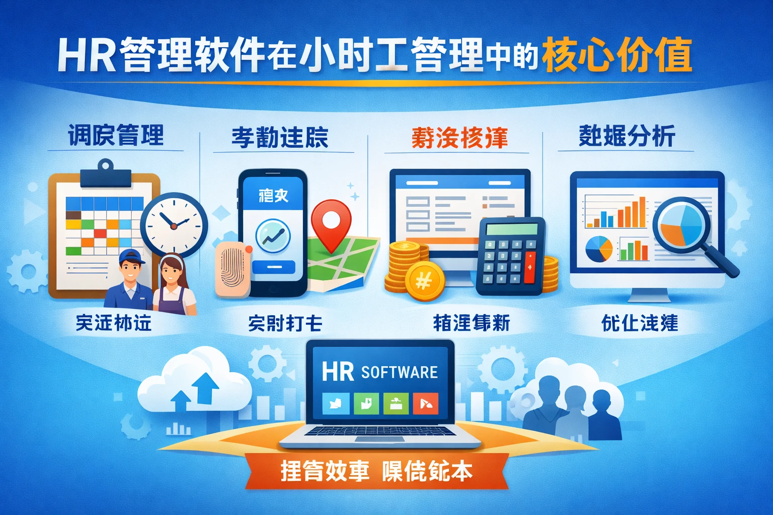 HR管理软件在小时工管理中的核心价值