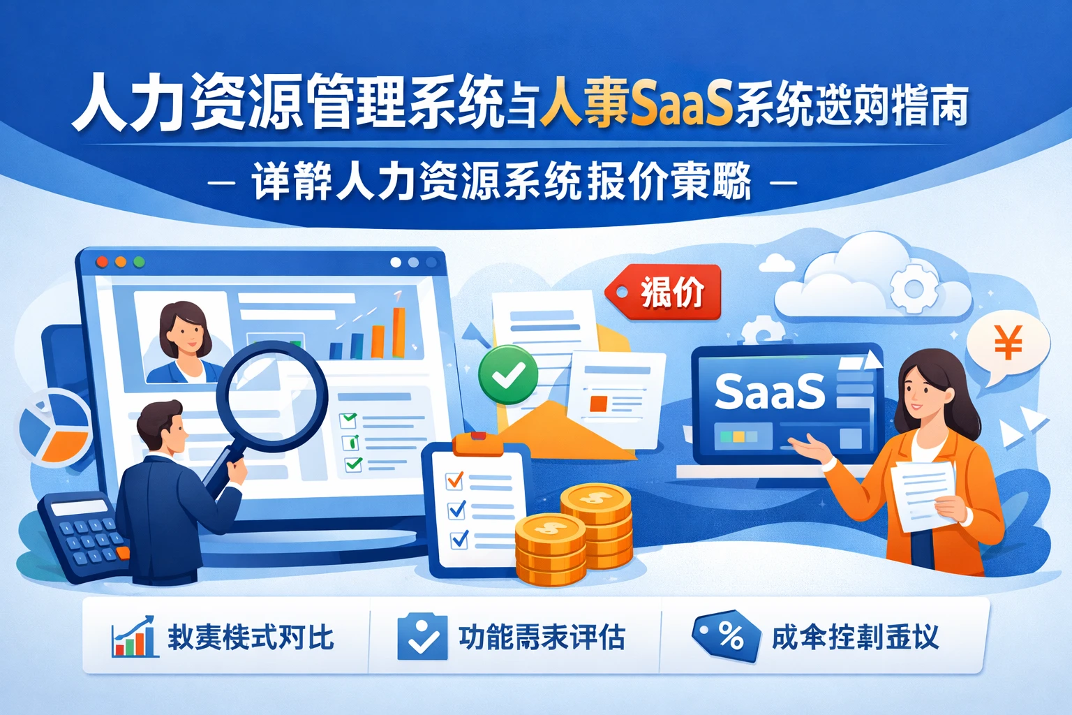 人力资源管理系统与人事SaaS系统选购指南 - 详解人力资源系统报价策略