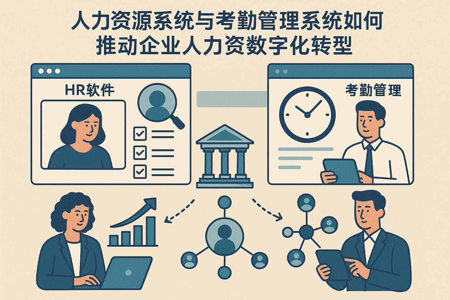 人力资源系统与考勤管理系统如何推动企业人力资源数字化转型