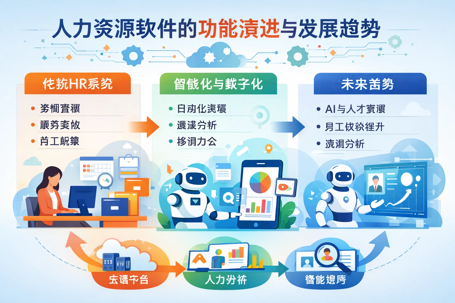 人力资源软件的功能演进与发展趋势