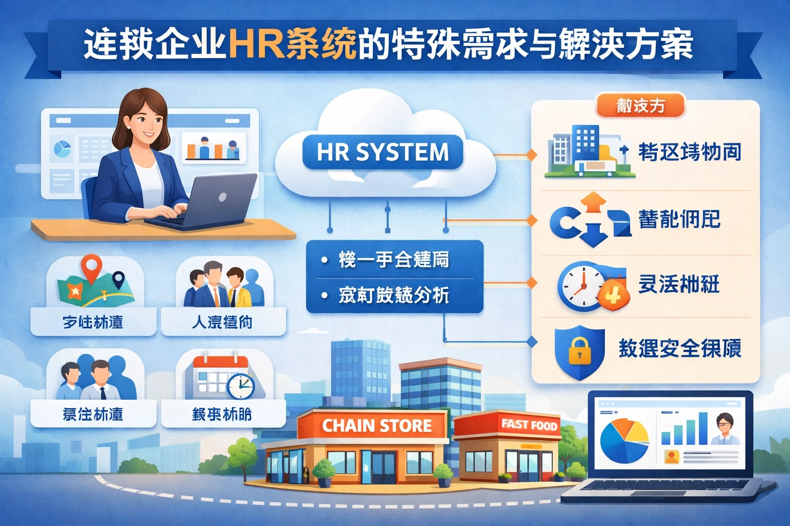 连锁企业HR系统的特殊需求与解决方案