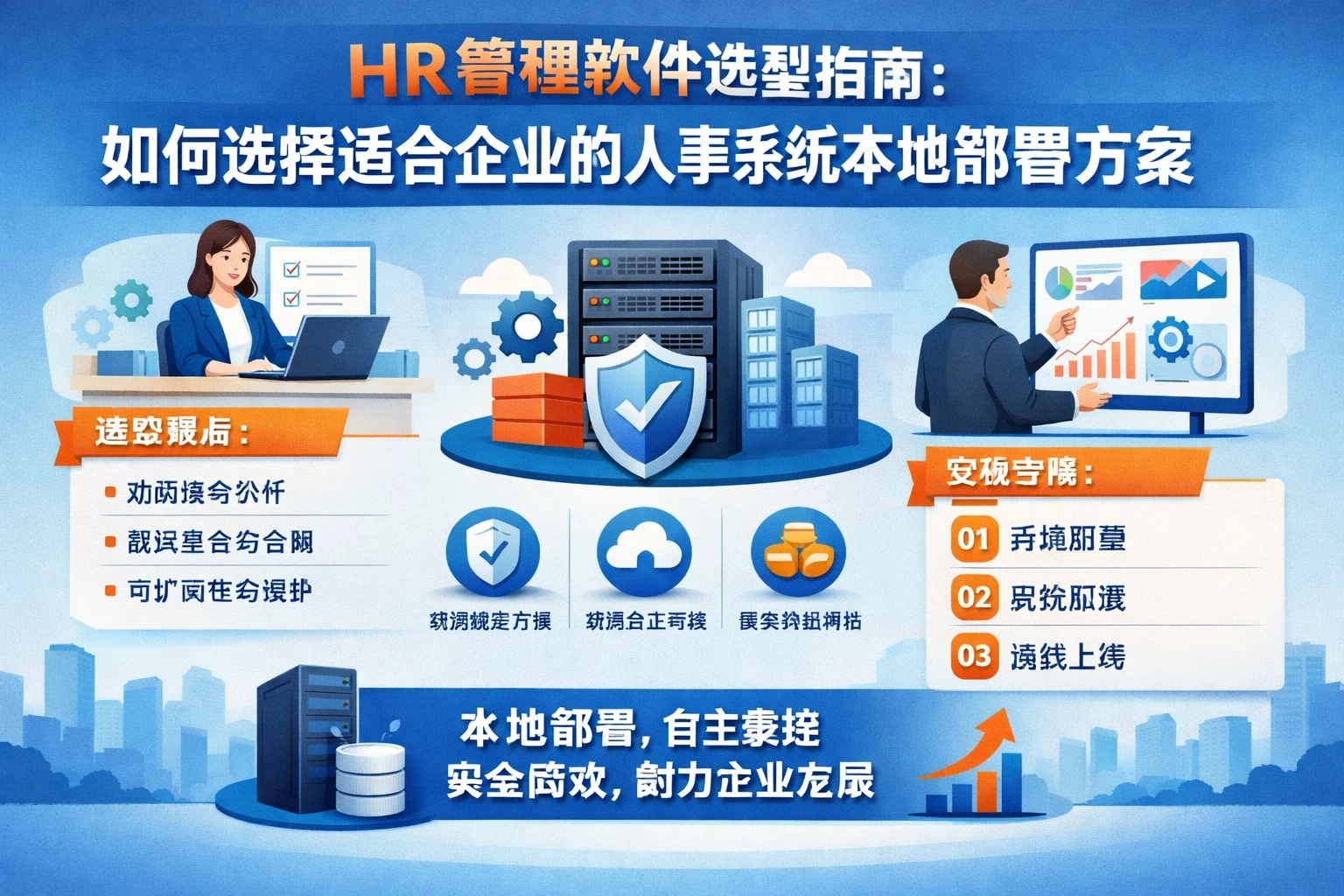 HR管理软件选型指南：如何选择适合企业的人事系统本地部署方案