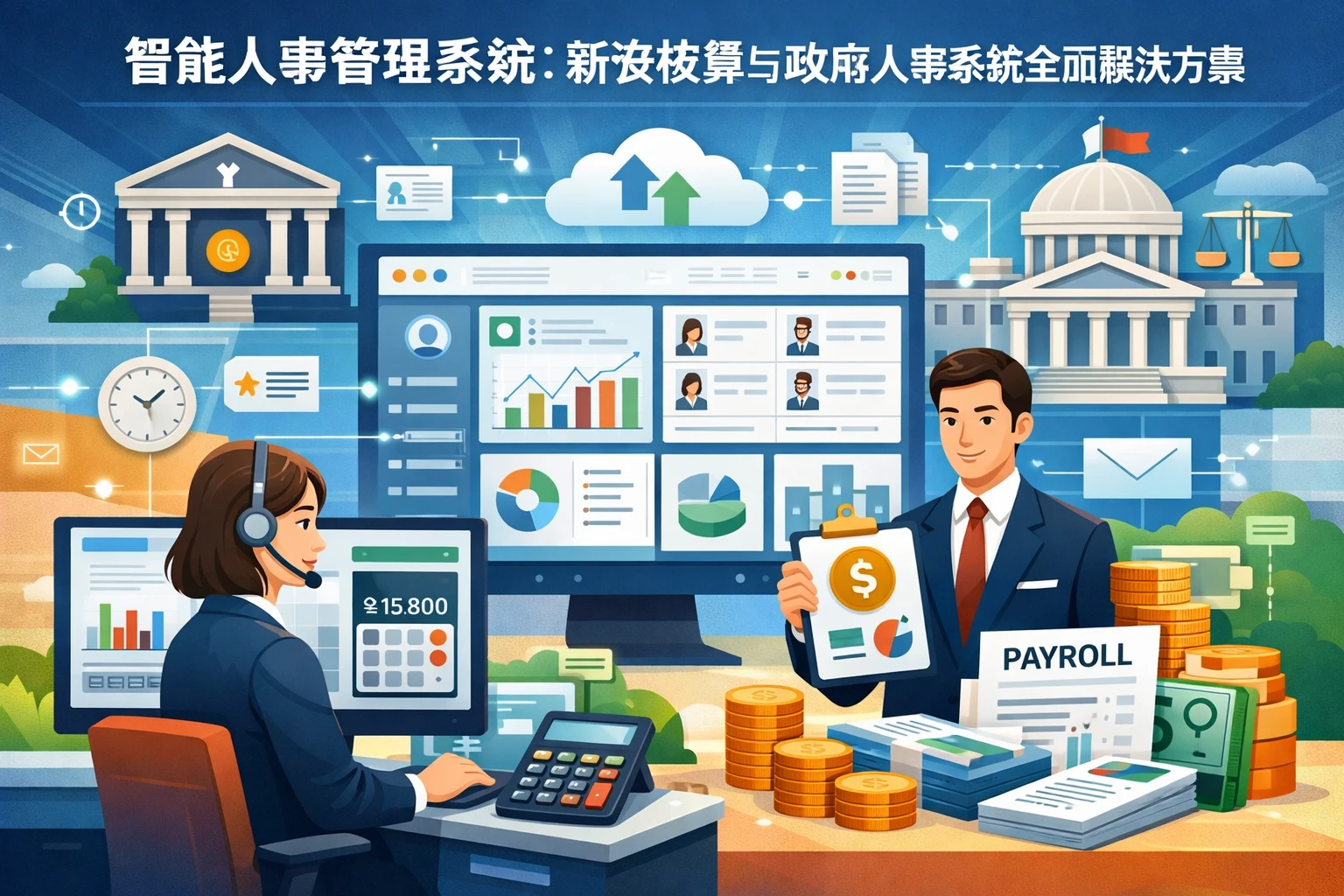 智能人事管理系统：薪资核算与政府人事系统的全面解决方案