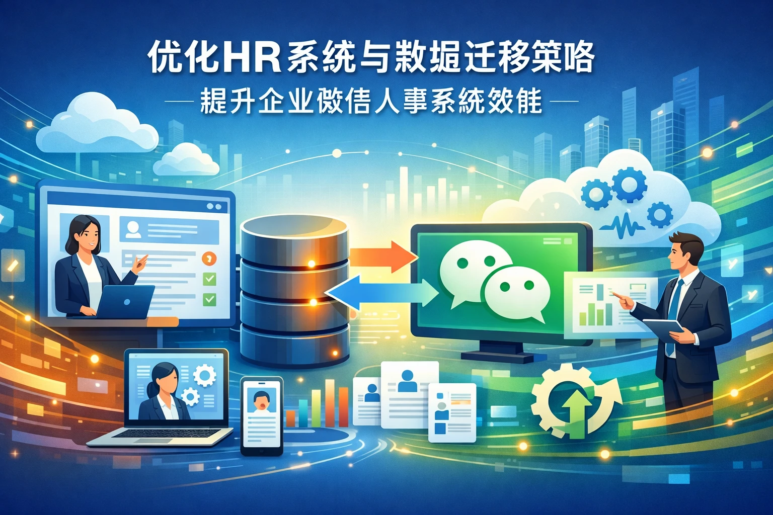 优化HR系统与数据迁移策略，提升企业微信人事系统效能