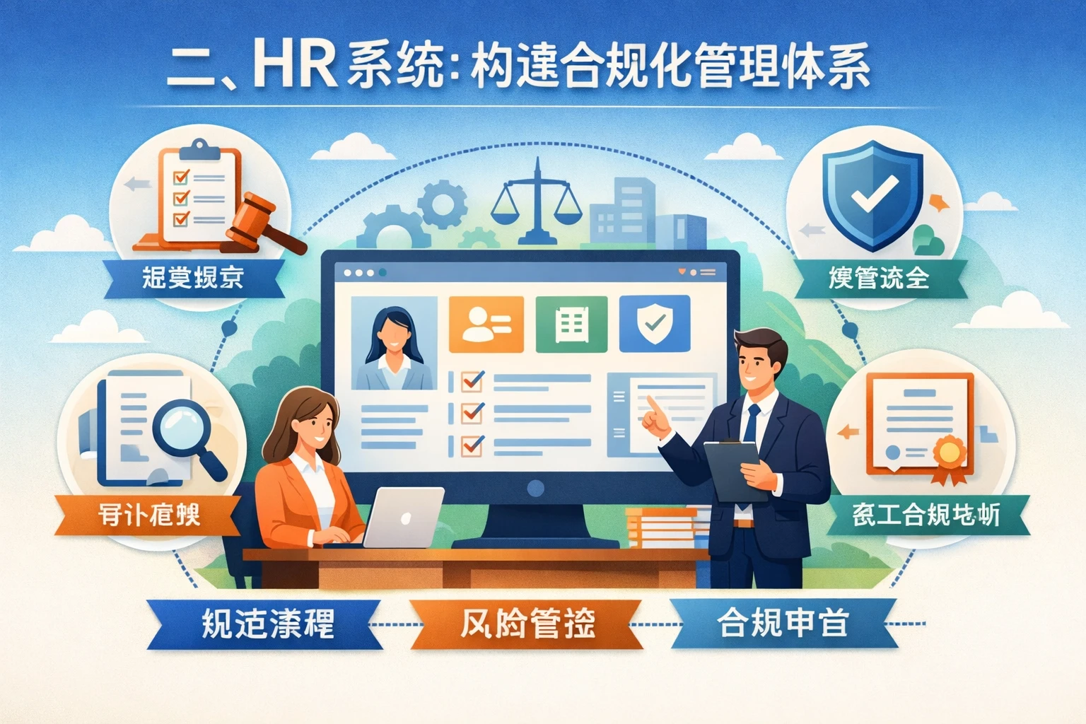 二、HR系统：构建合规化管理体系