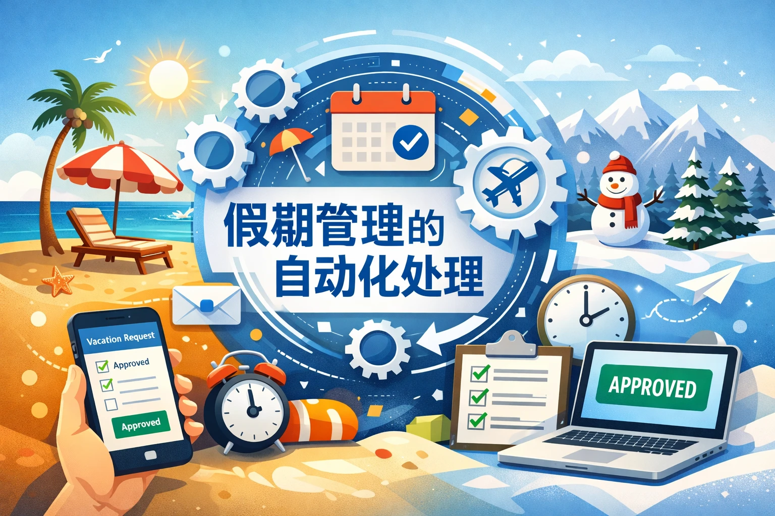 假期管理的自动化处理