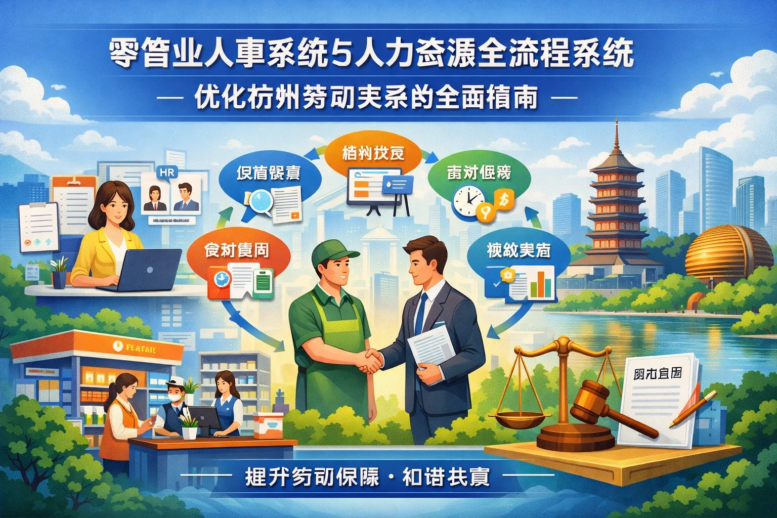零售业人事系统与人力资源全流程系统：优化杭州劳动关系的全面指南