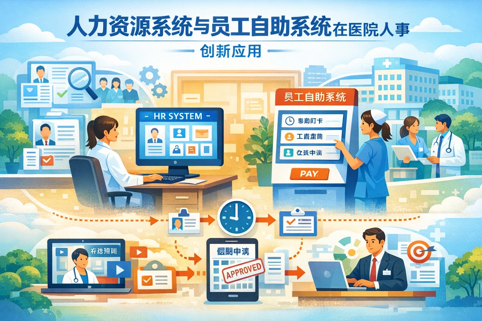 人力资源系统与员工自助系统在医院人事管理中的创新应用