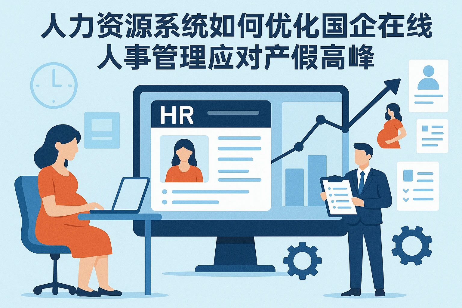 人力资源系统如何优化国企在线人事管理应对产假高峰