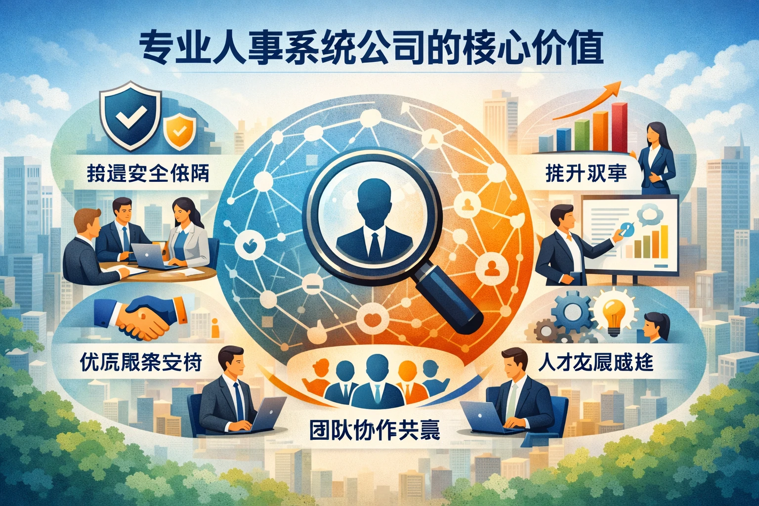 专业人事系统公司的核心价值