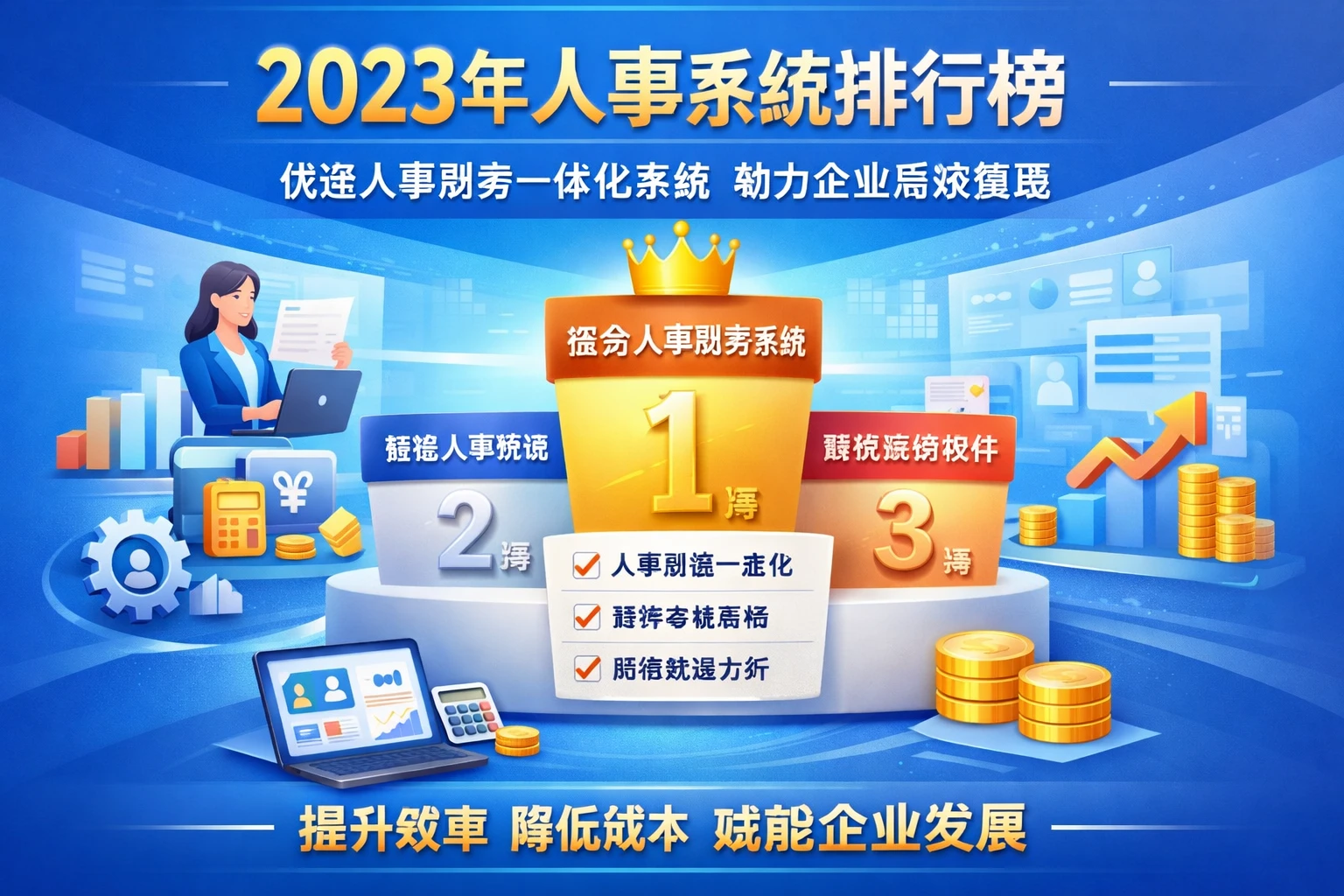2023年人事系统排行榜：优选人事财务一体化系统，助力企业高效管理