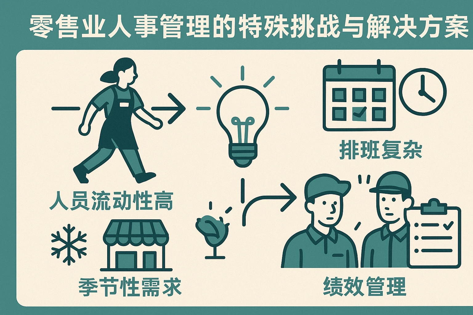 零售业人事管理的特殊挑战与解决方案