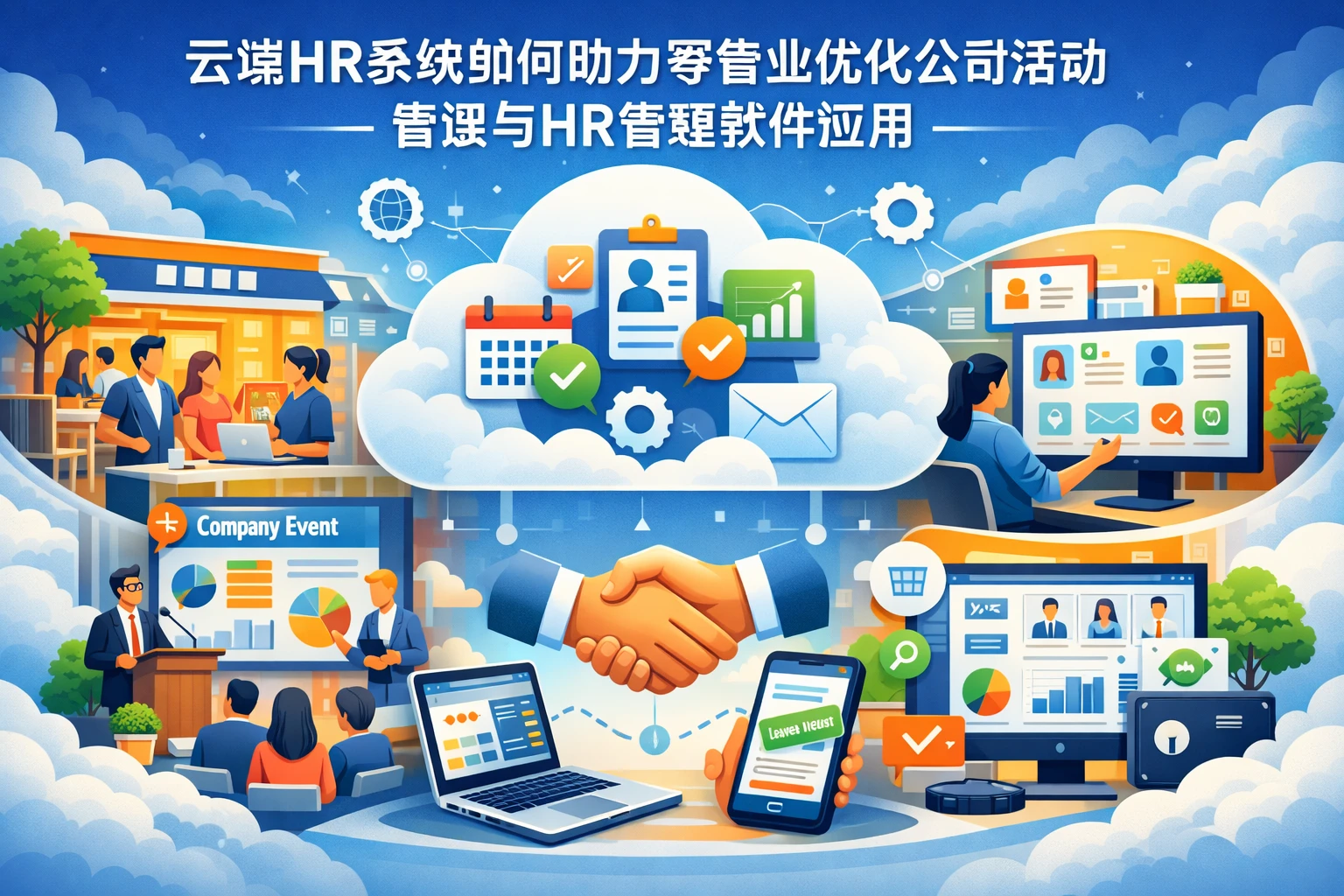 云端HR系统如何助力零售业优化公司活动管理与HR管理软件应用
