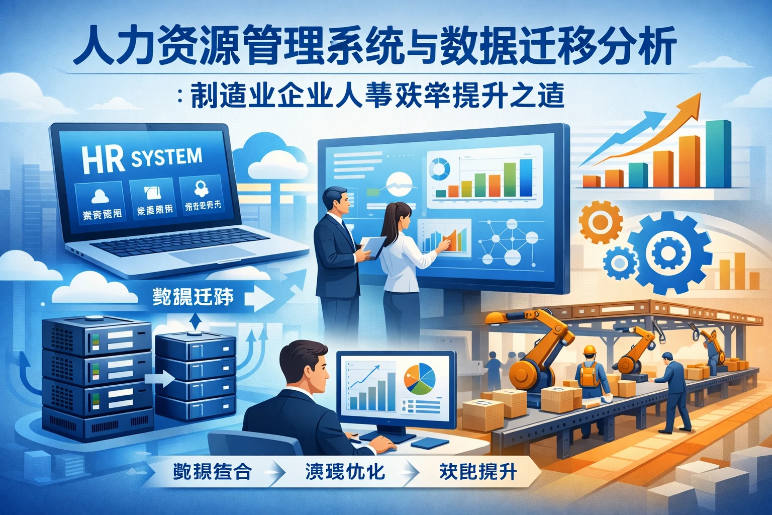 人力资源管理系统与数据迁移分析：制造业企业人事效率提升之道