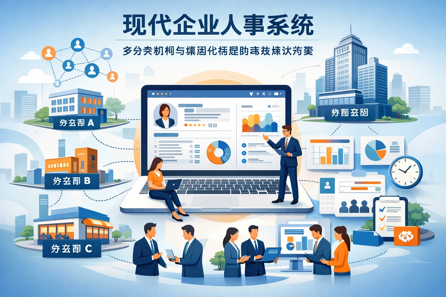 现代企业人事系统：多分支机构与集团化管理的高效解决方案