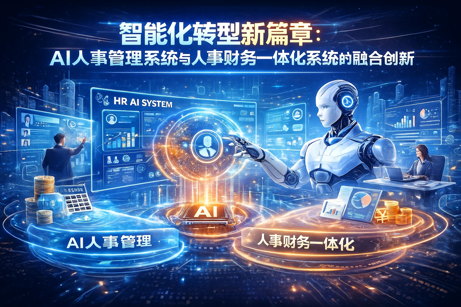 智能化转型新篇章:AI人事管理系统与人事财务一体化系统的融合创新