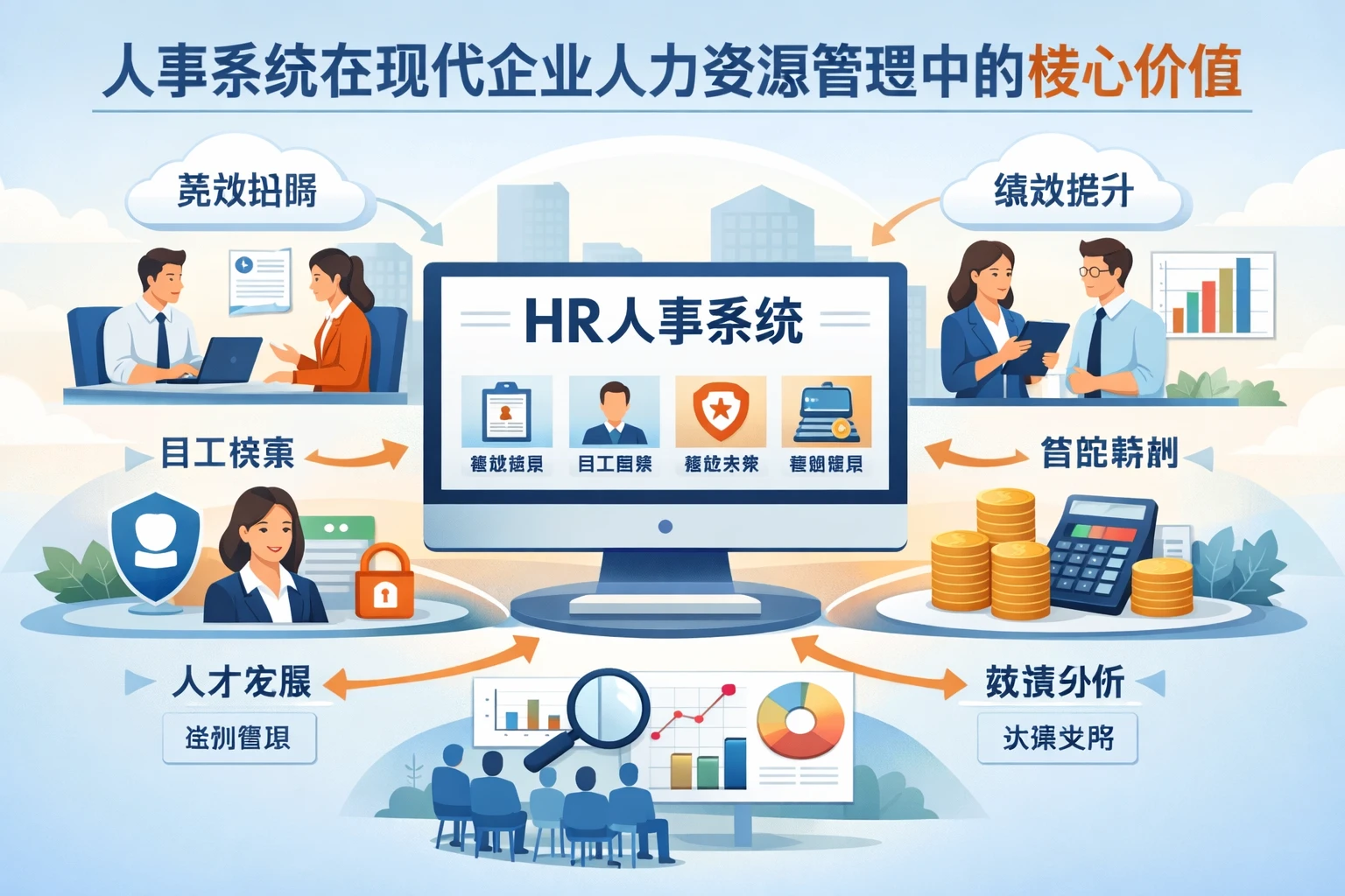 人事系统在现代企业人力资源管理中的核心价值