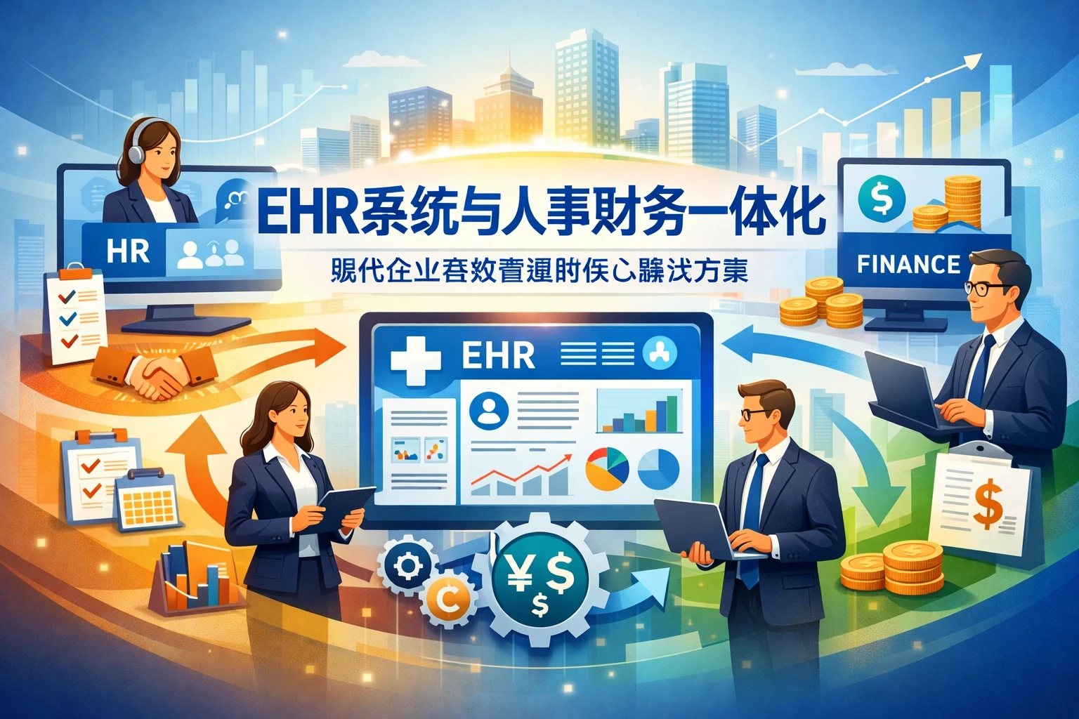 EHR系统与人事财务一体化：现代企业高效管理的核心解决方案