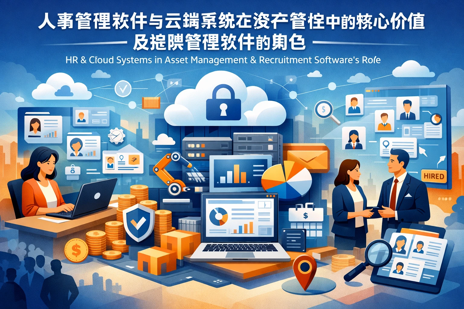 人事管理软件与云端系统在资产管控中的核心价值及招聘管理软件的角色