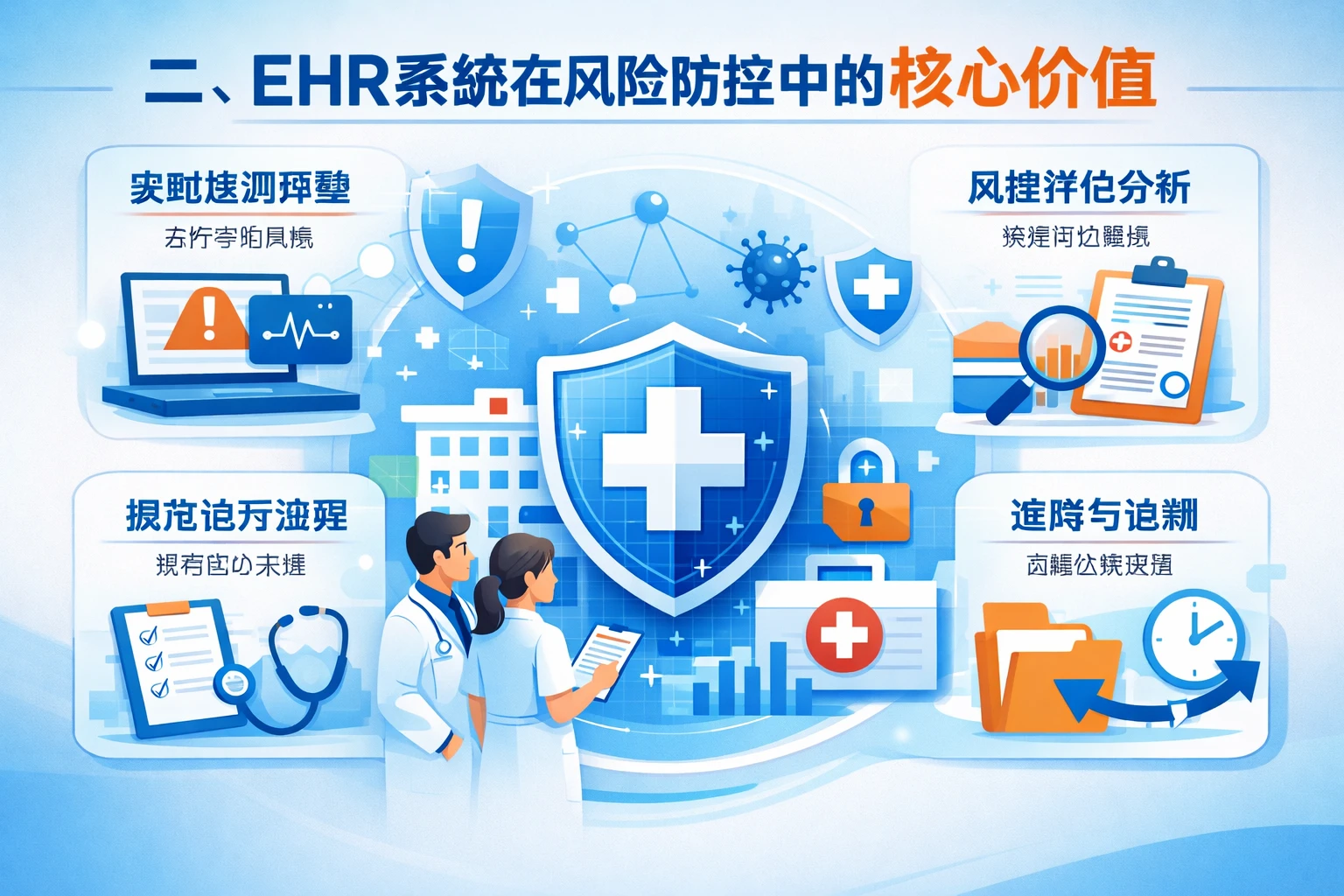 二、EHR系统在风险防控中的核心价值