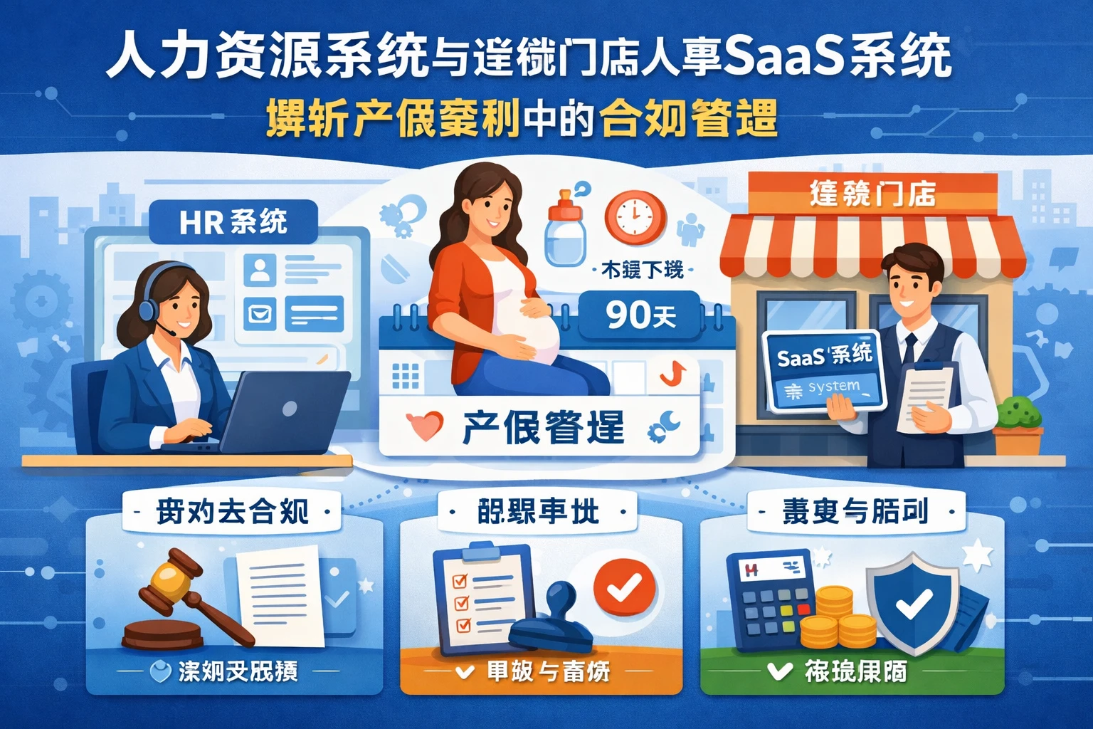 人力资源系统与连锁门店人事SaaS系统:解析产假案例中的合规管理