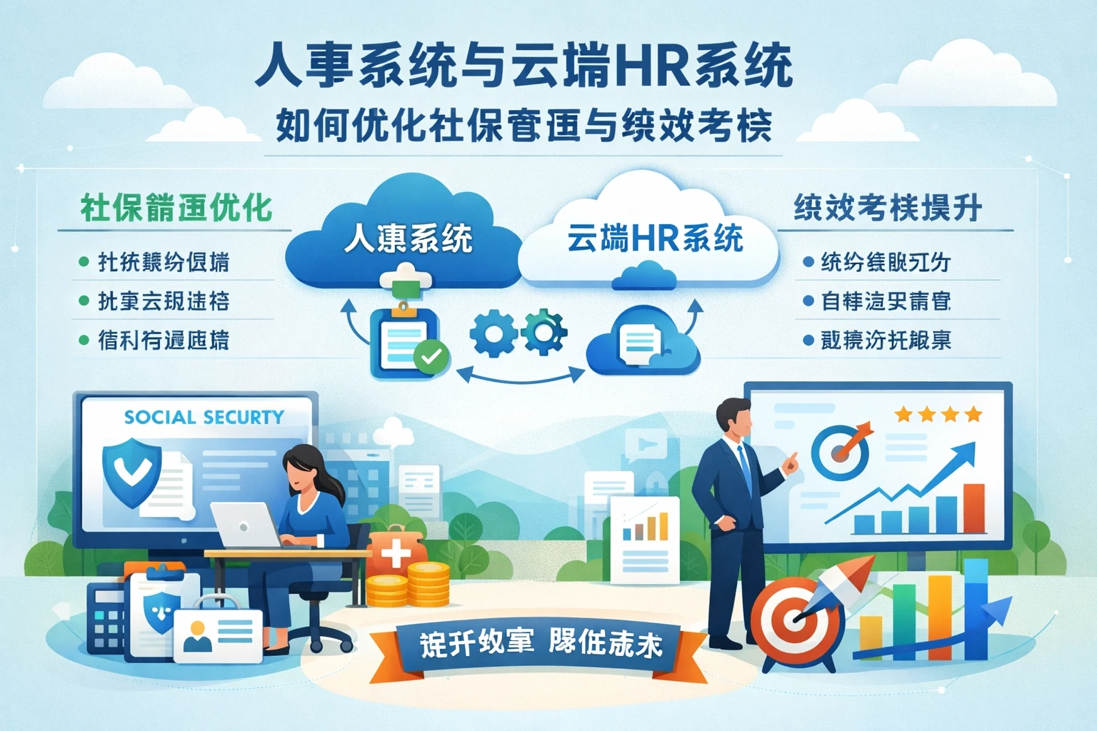 人事系统与云端HR系统如何优化社保管理与绩效考核