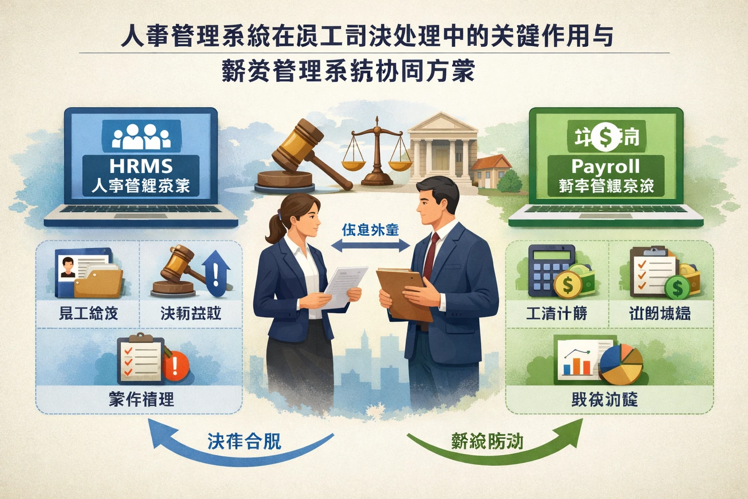人事管理系统在员工司法处理中的关键作用与薪资管理系统协同方案
