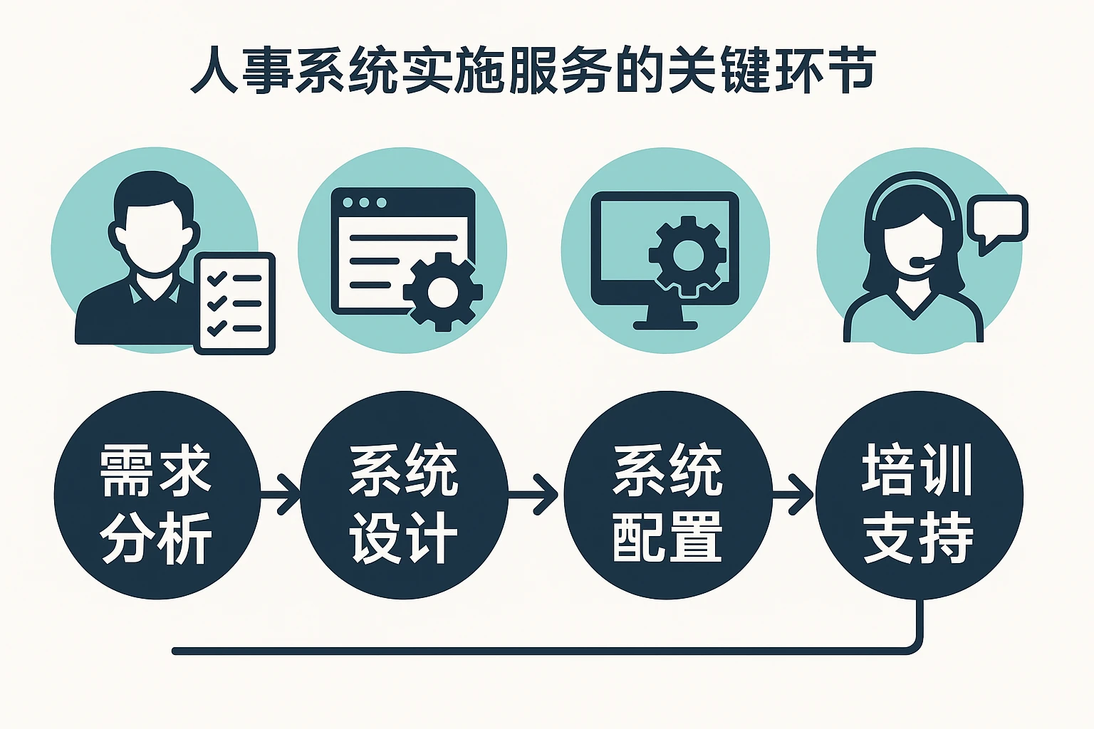 人事系统实施服务的关键环节