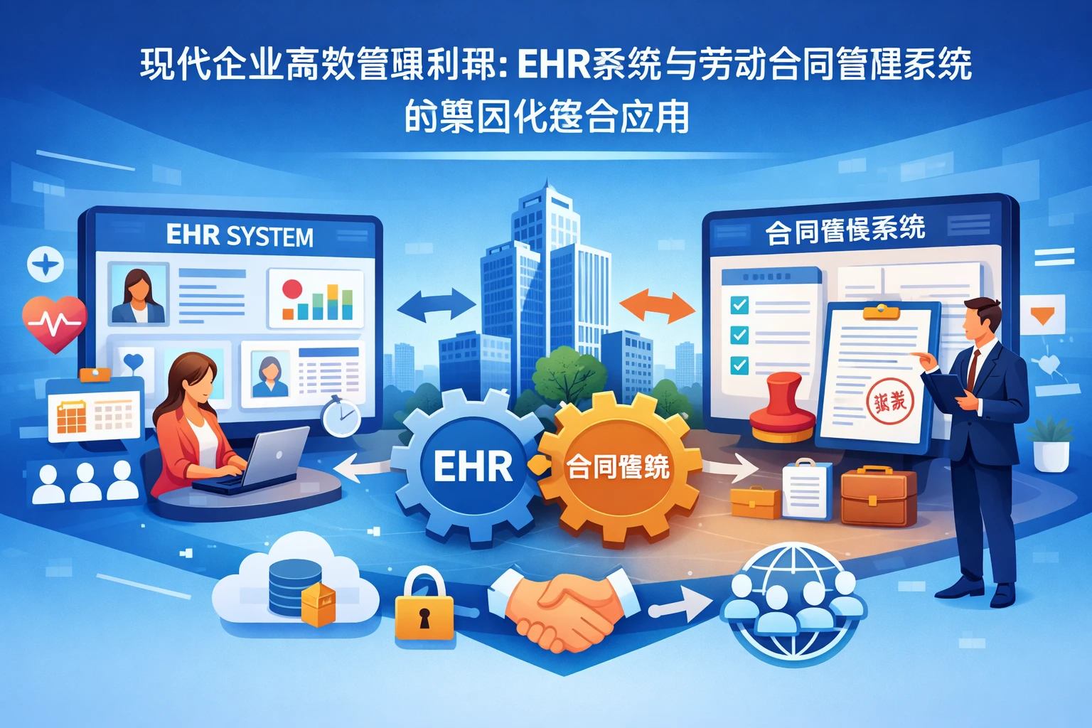 现代企业高效管理利器：EHR系统与劳动合同管理系统的集团化整合应用