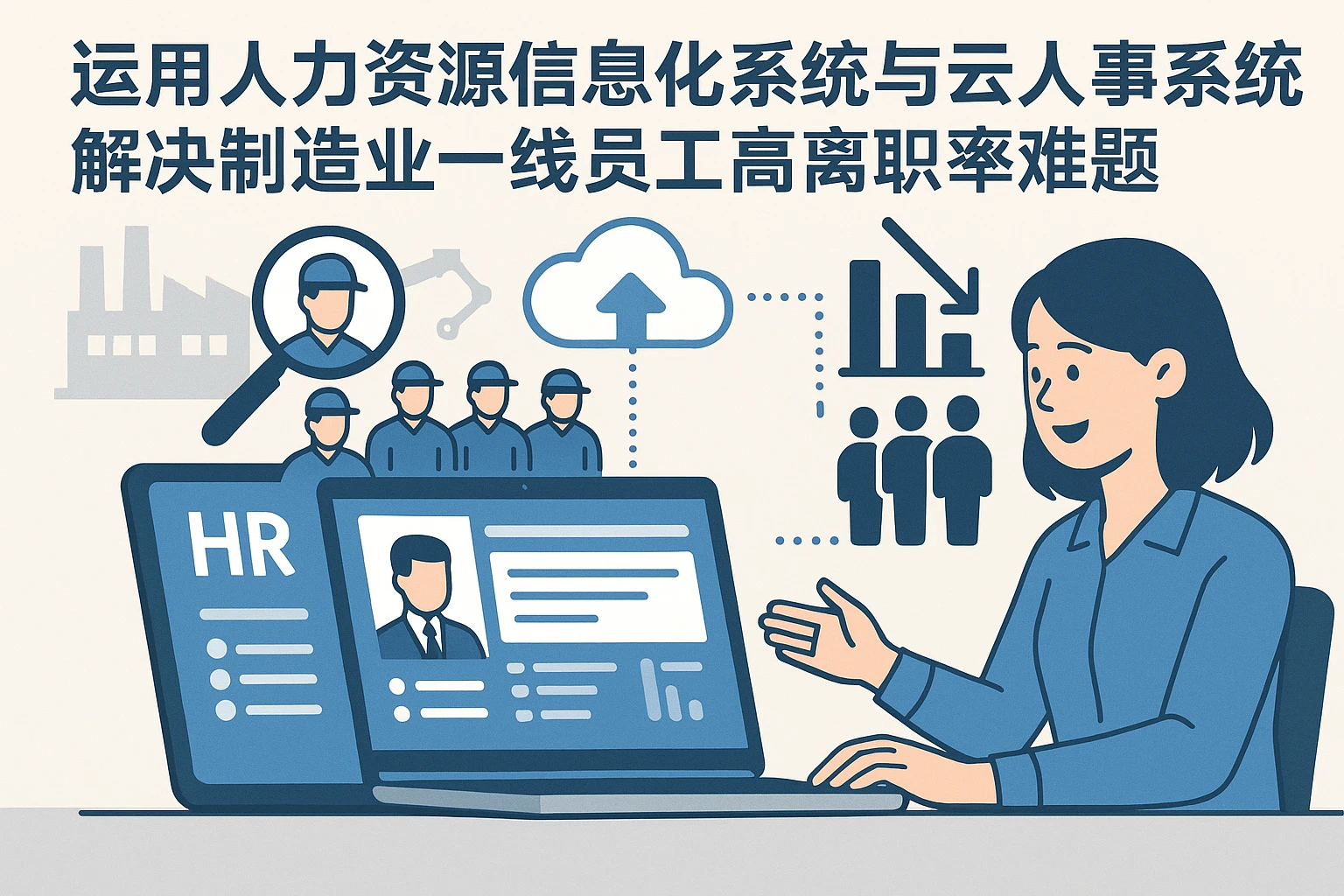 运用人力资源信息化系统与云人事系统解决制造业一线员工高离职率难题
