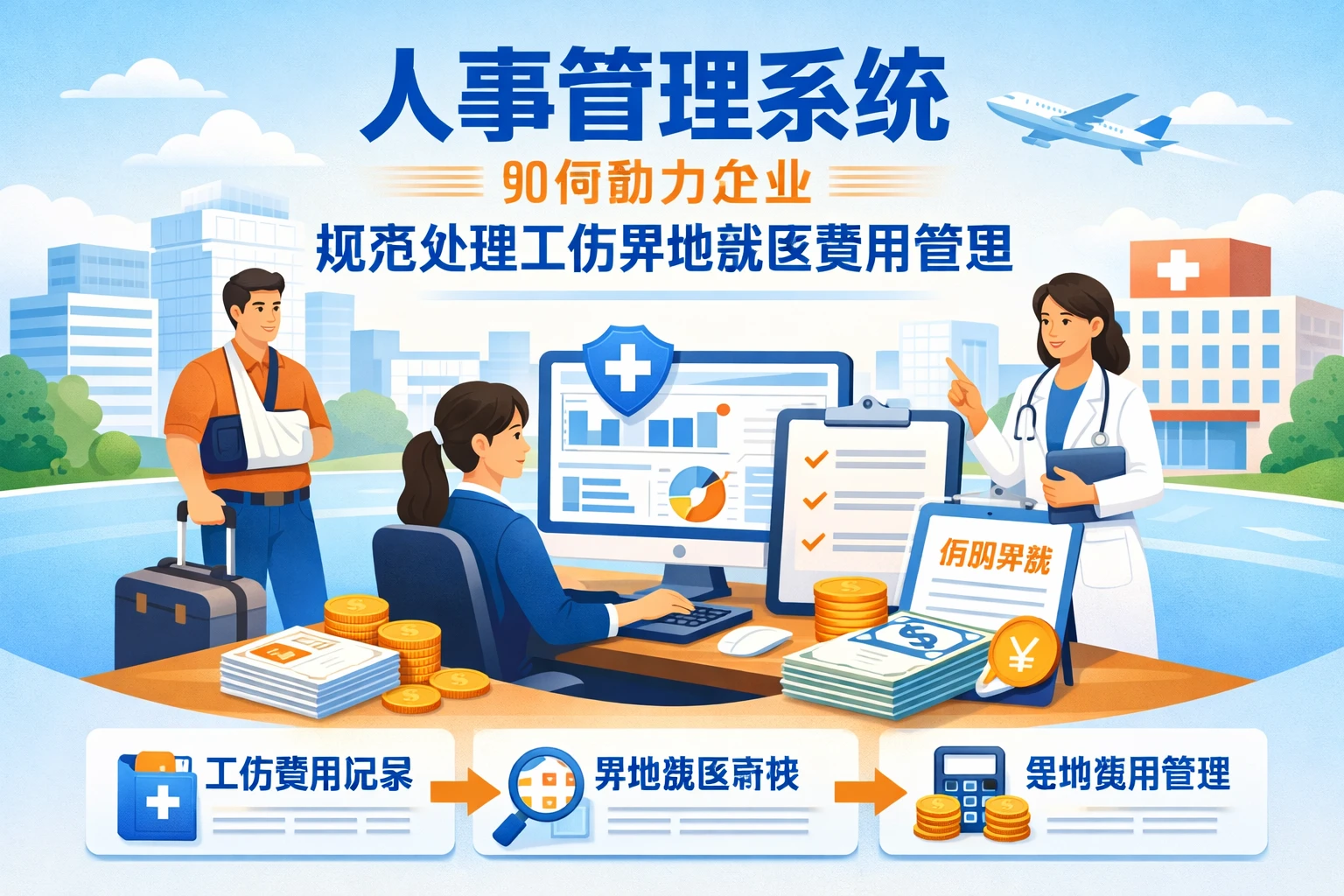 人事管理系统如何助力企业规范处理工伤异地就医费用管理