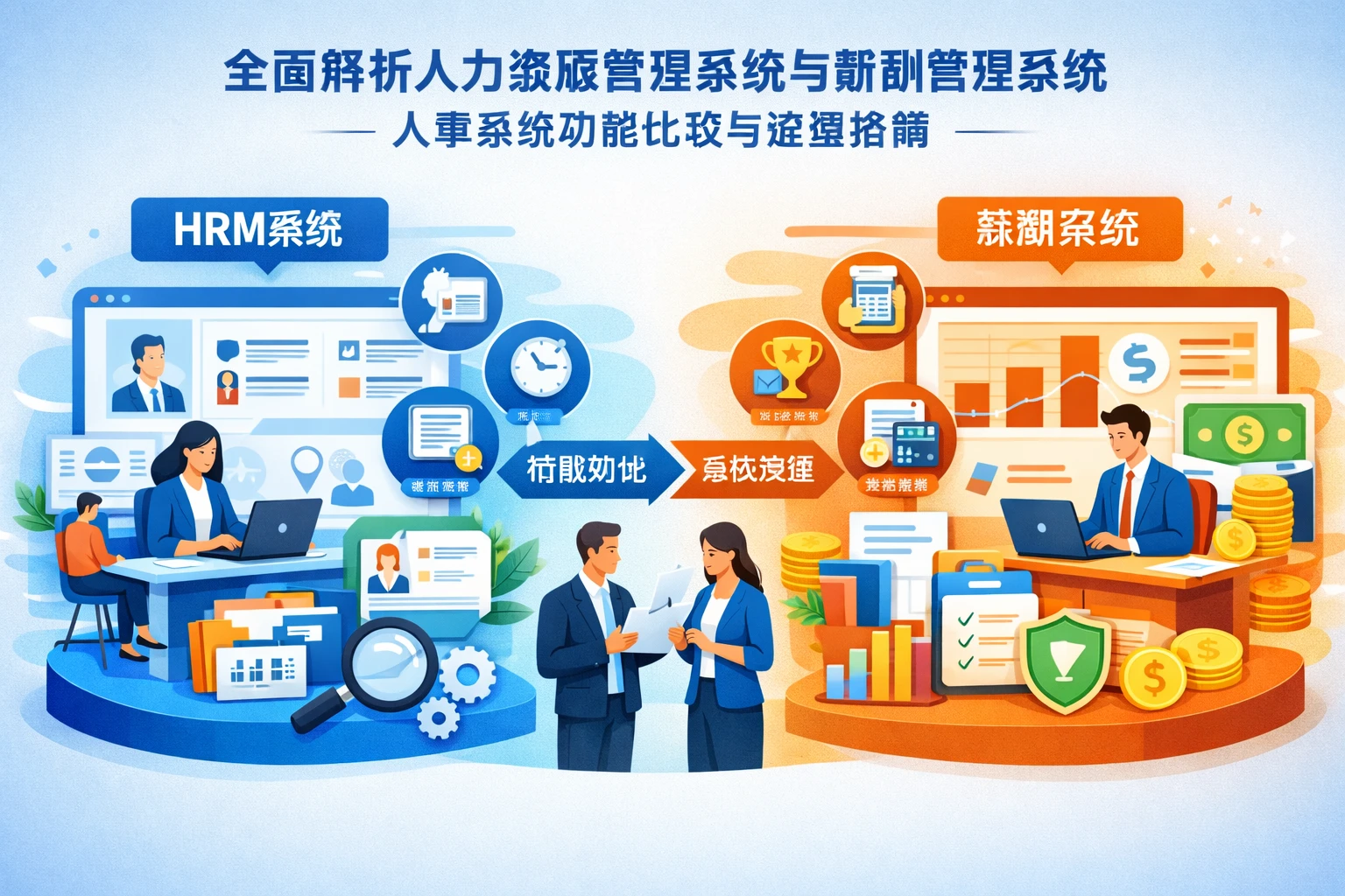 全面解析人力资源管理系统与薪酬管理系统：人事系统功能比较与选型指南