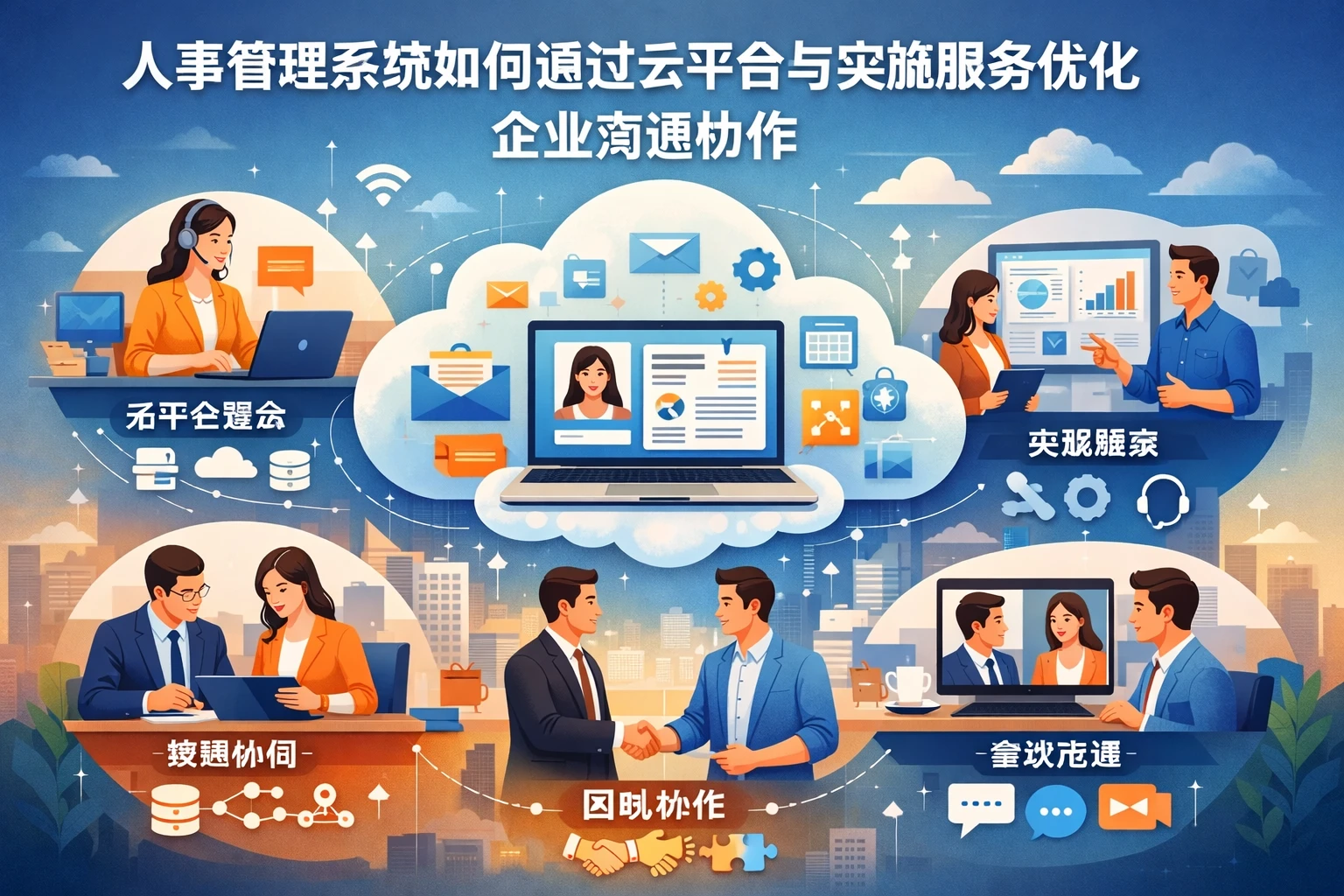 人事管理系统如何通过云平台与实施服务优化企业沟通协作