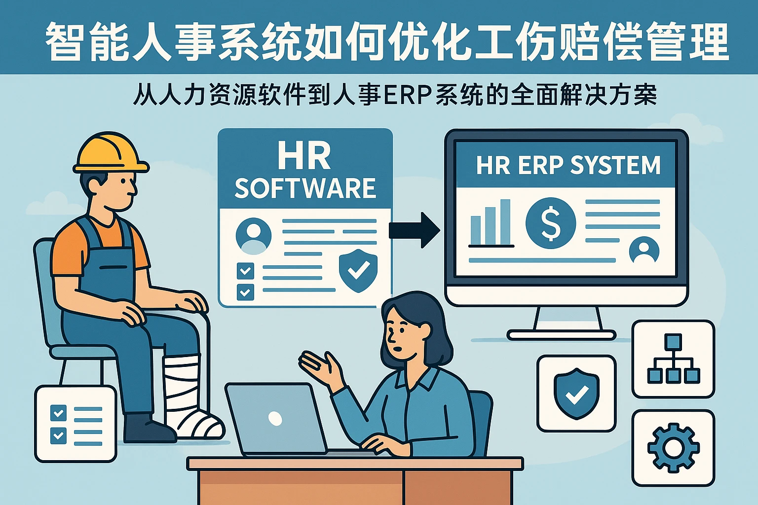 智能人事系统如何优化工伤赔偿管理——从人力资源软件到人事ERP系统的全面解决方案