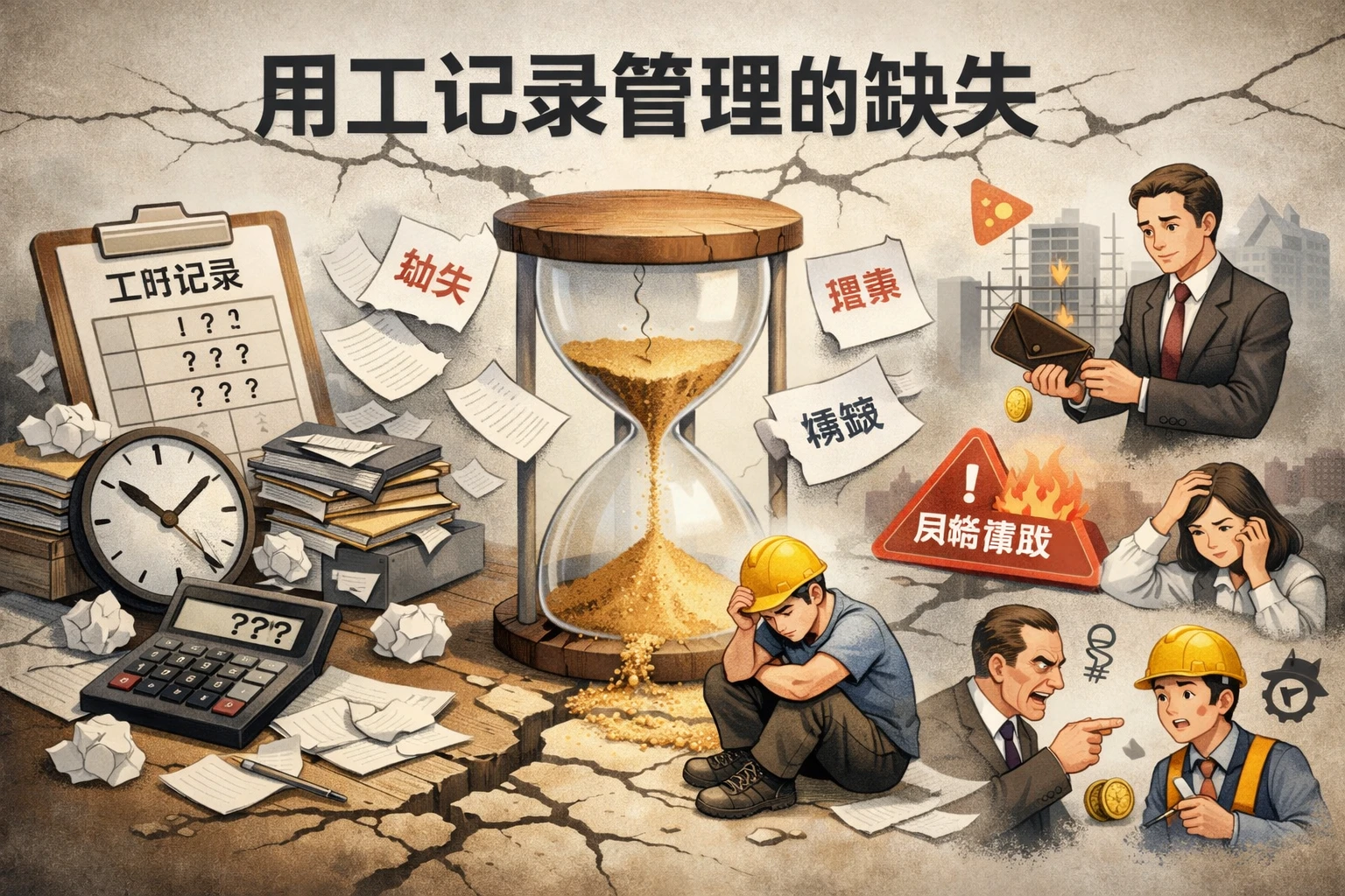 用工记录管理的缺失