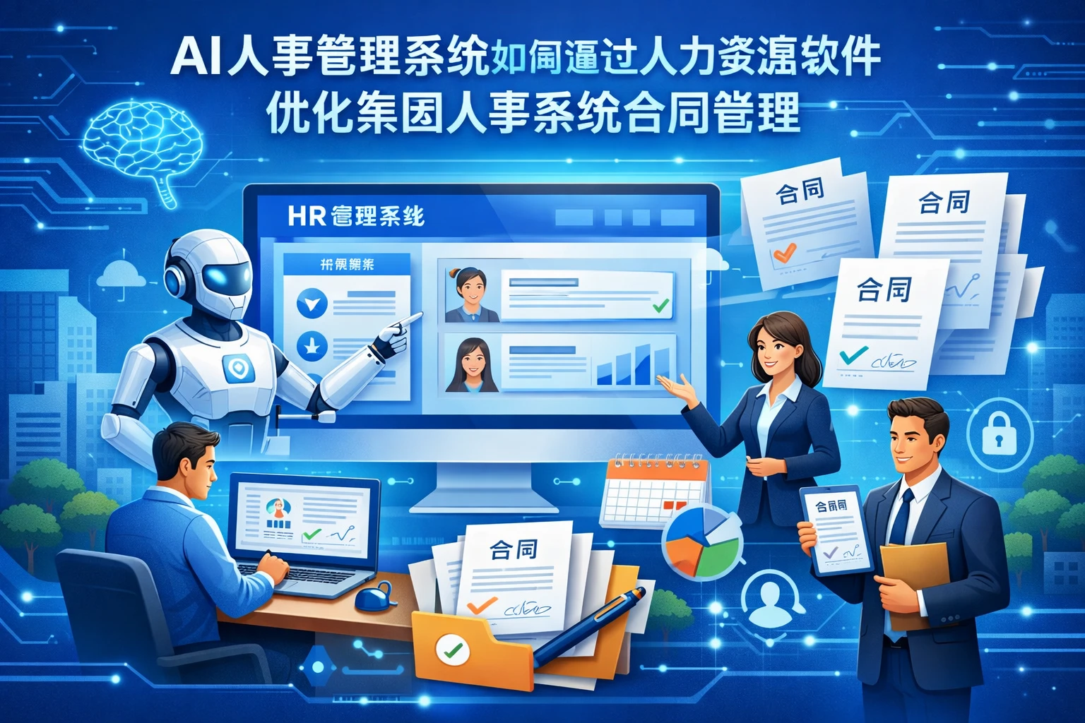 AI人事管理系统如何通过人力资源软件优化集团人事系统合同管理