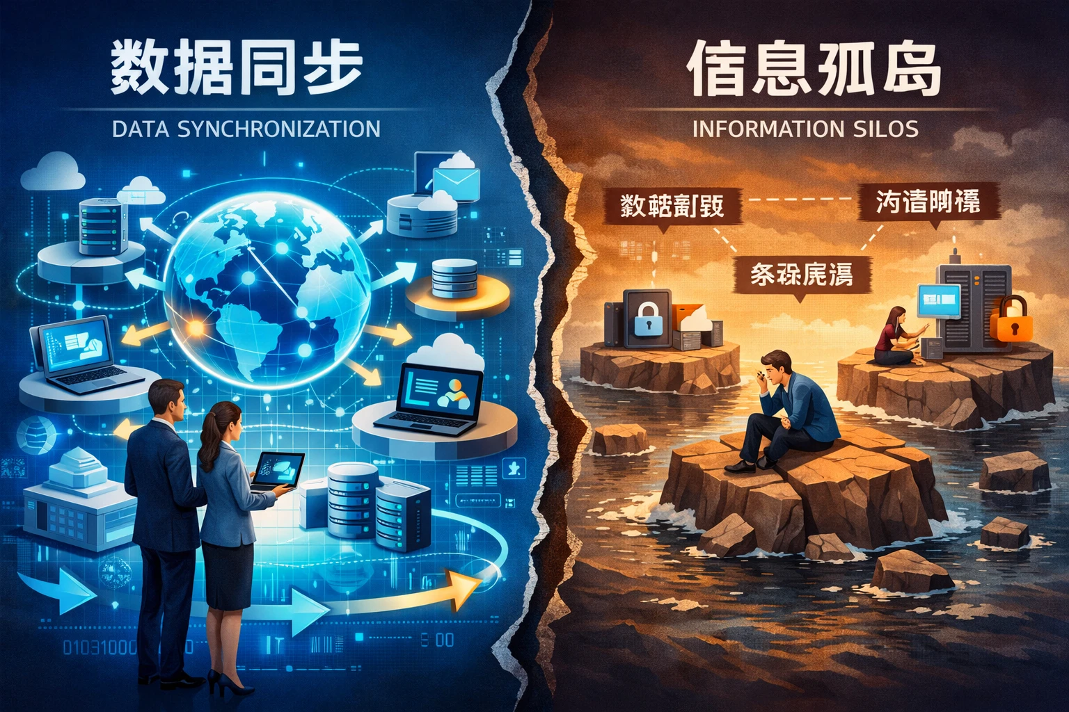 数据同步与信息孤岛问题