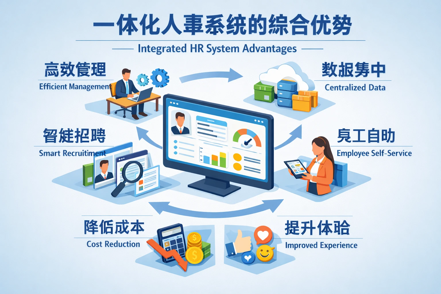 一体化人事系统的综合优势