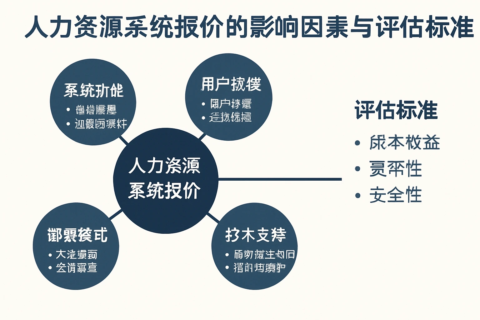 人力资源系统报价的影响因素与评估标准