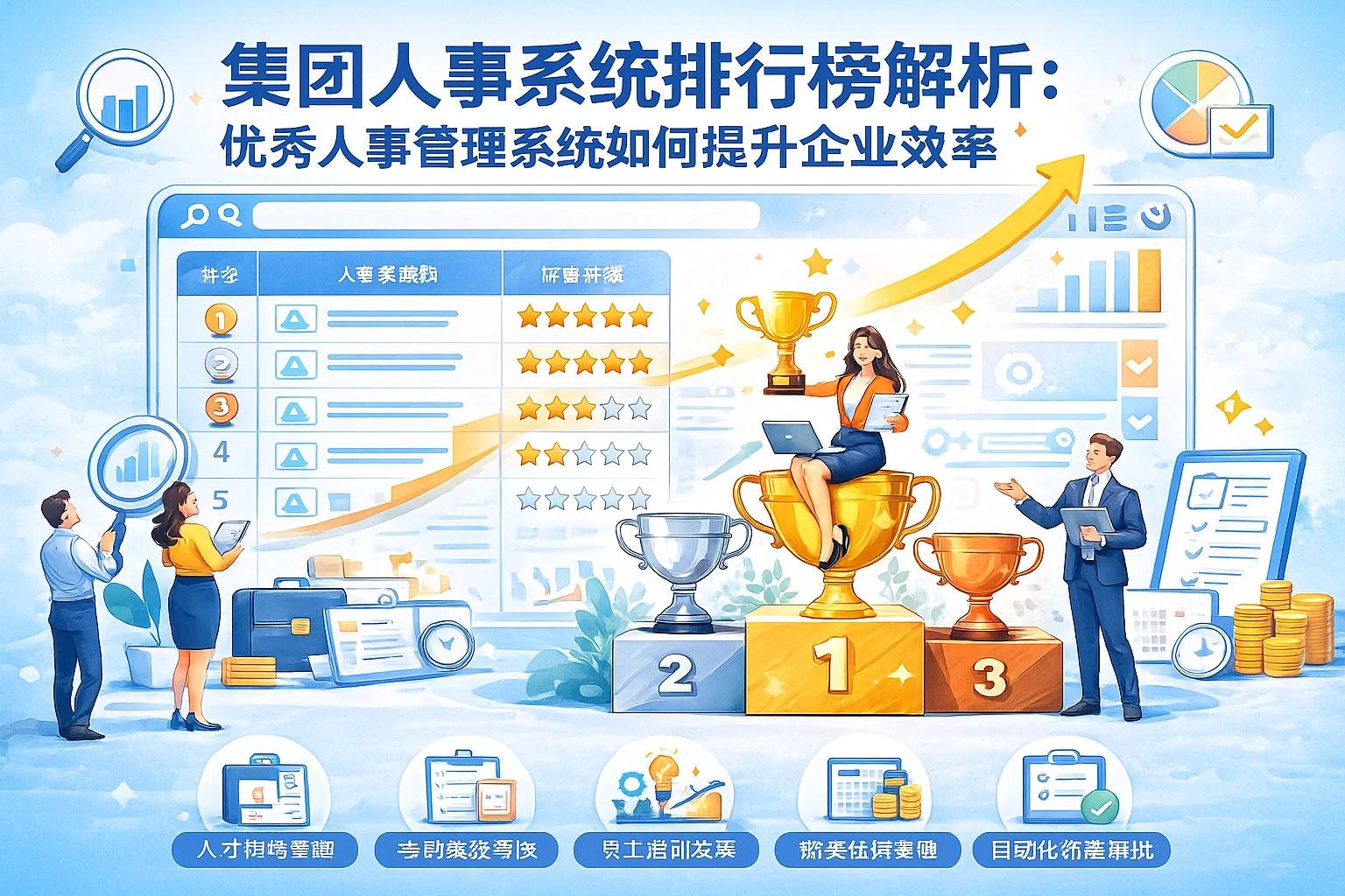 集团人事系统排行榜解析：优秀人事管理系统如何提升企业效率