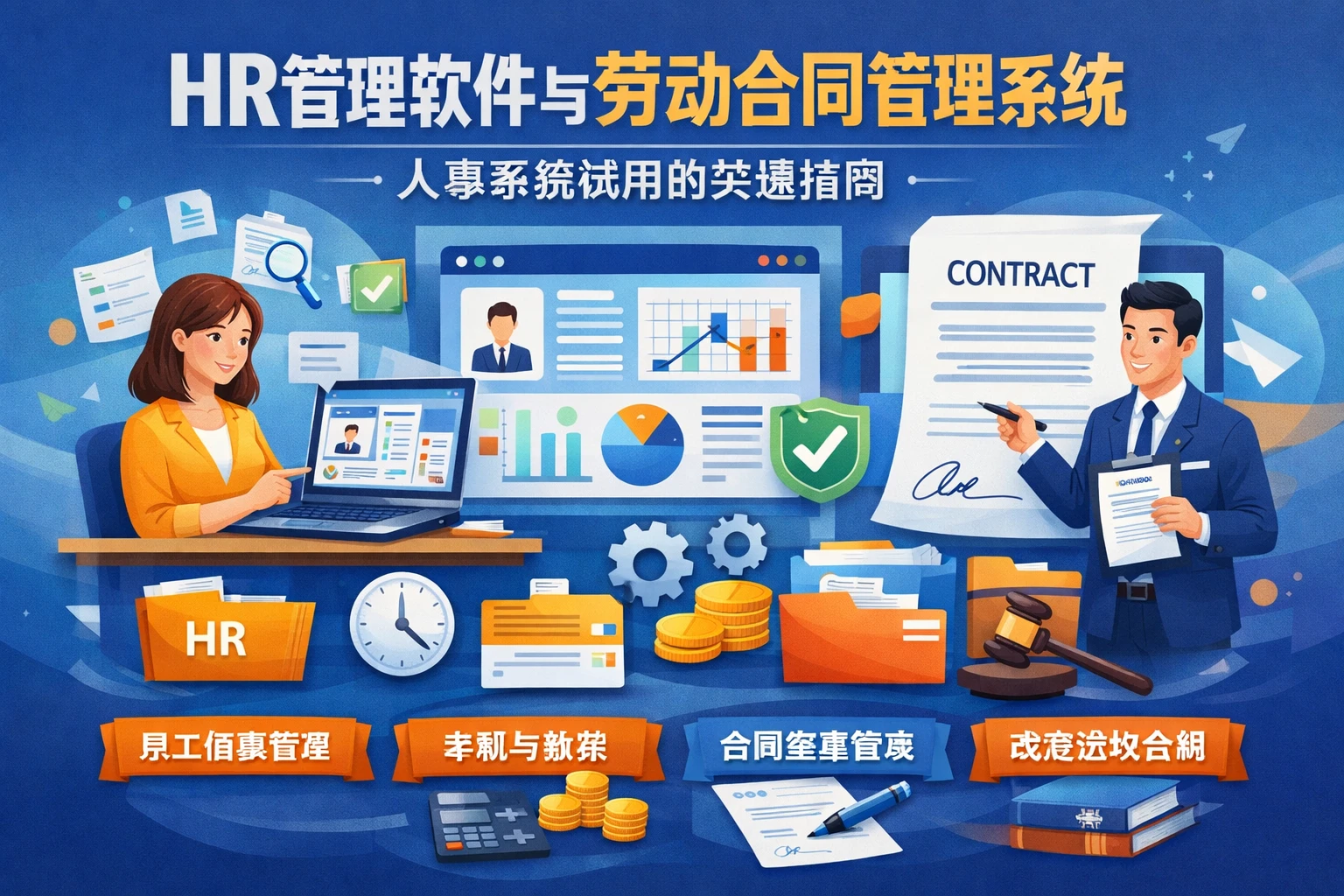 HR管理软件与劳动合同管理系统:人事系统试用的关键指南