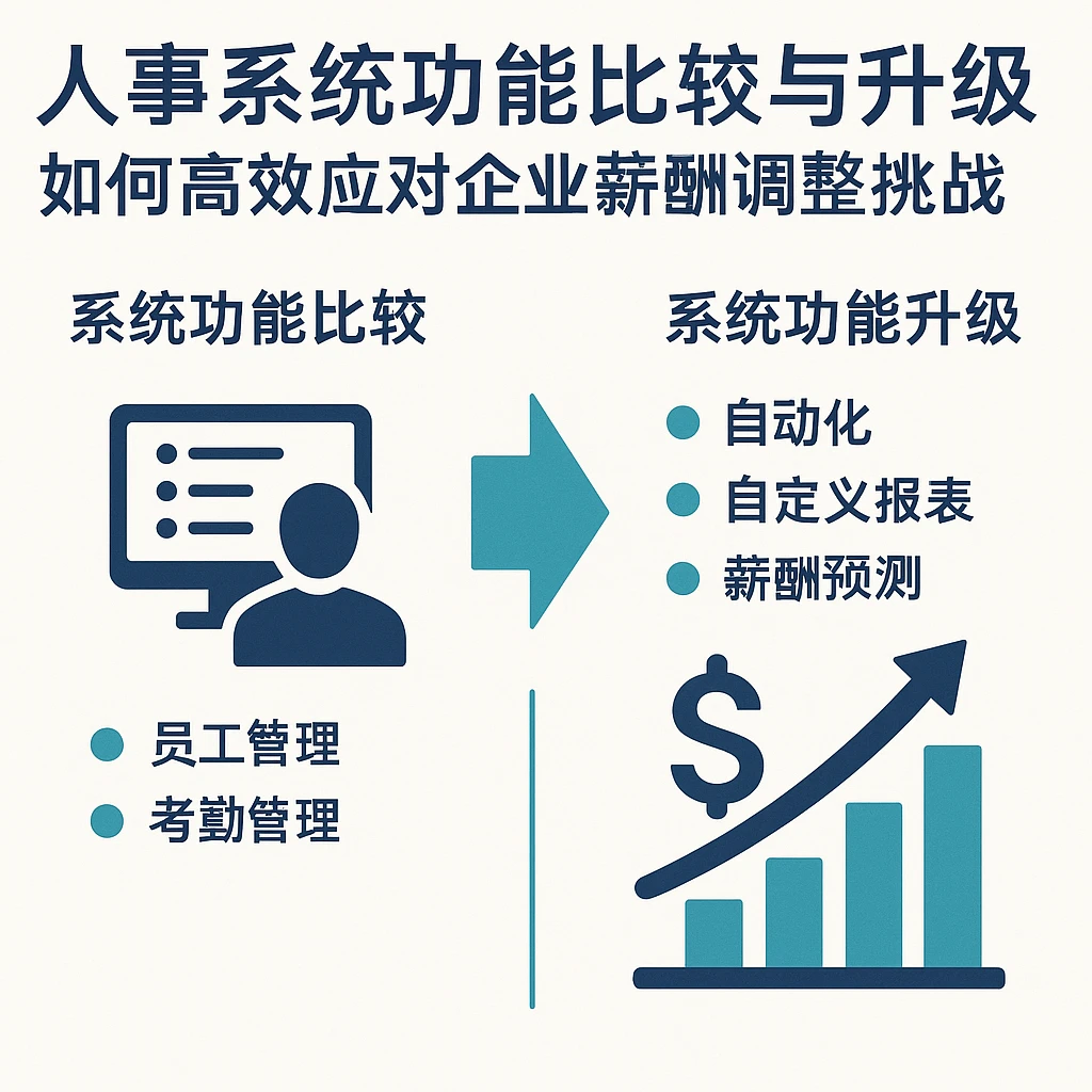 人事系统功能比较与升级:如何高效应对企业薪酬调整挑战