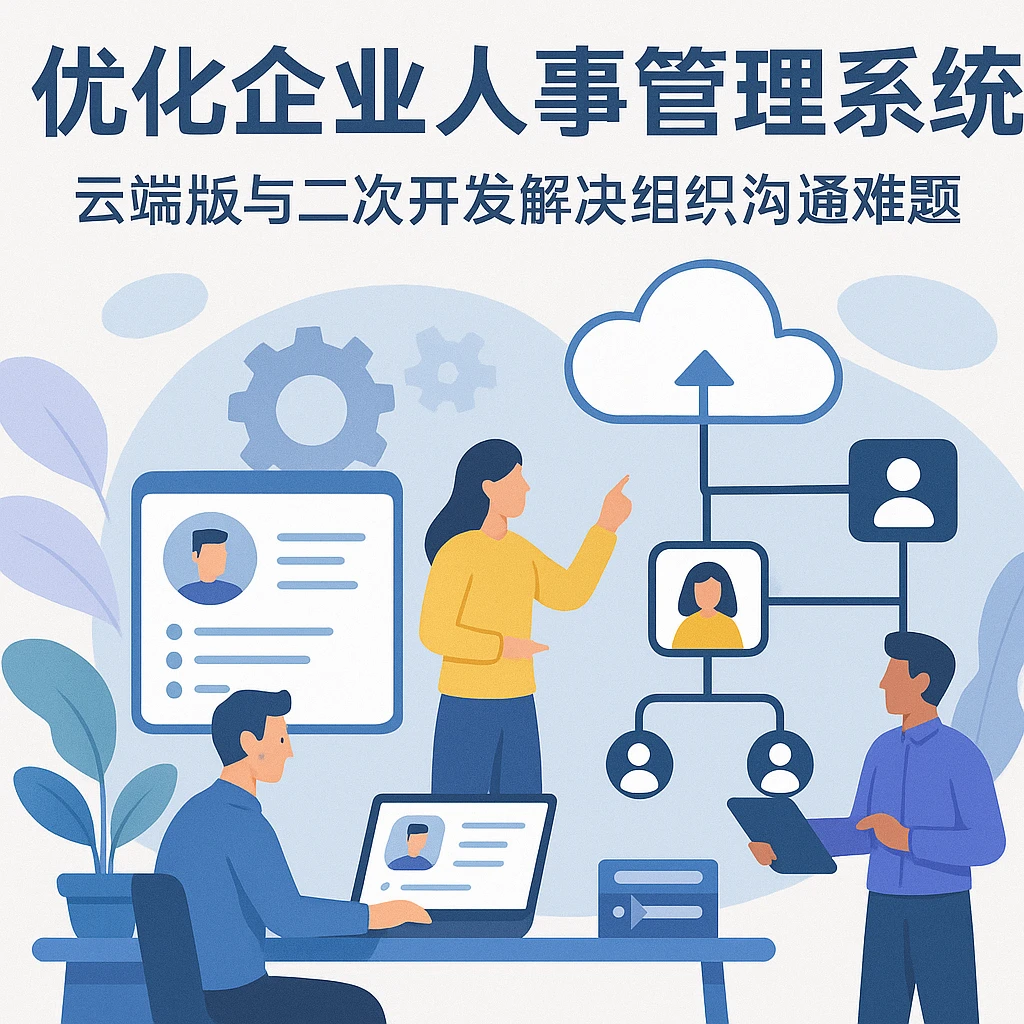 优化企业人事管理系统：云端版与二次开发解决组织沟通难题