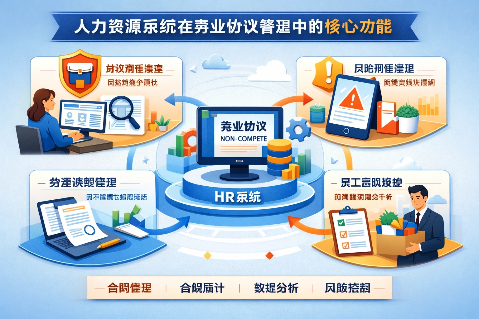 人力资源系统在竞业协议管理中的核心功能