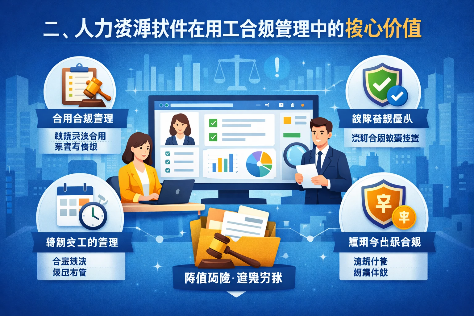 二、人力资源软件在用工合规管理中的核心价值